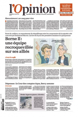 Subscription to L'Opinion Pas Cher with the Bouquet 15 credits ePresse.fr