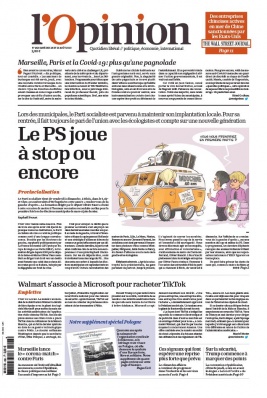 L'Opinion 28 août 2020 L'Opinion N°20200828 du 28 août 2020 à télécharger sur iPad