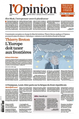 L'Opinion N°20200602 du 02 juin 2020 à télécharger sur iPad