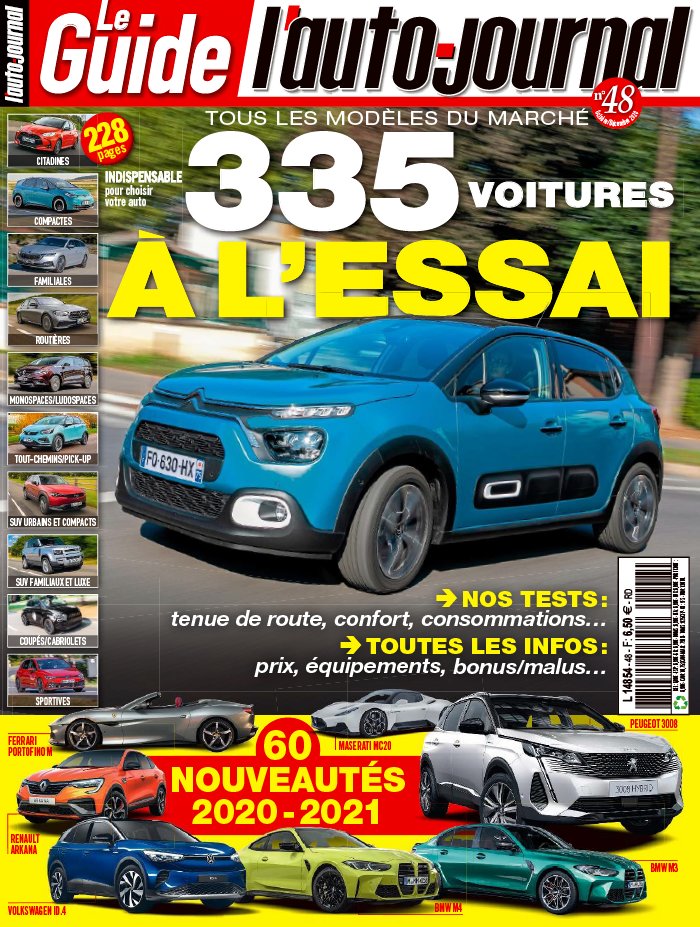L'auto journal - Le guide 16 octobre 2020 L'auto journal - Le guide du 16 octobre 2020
