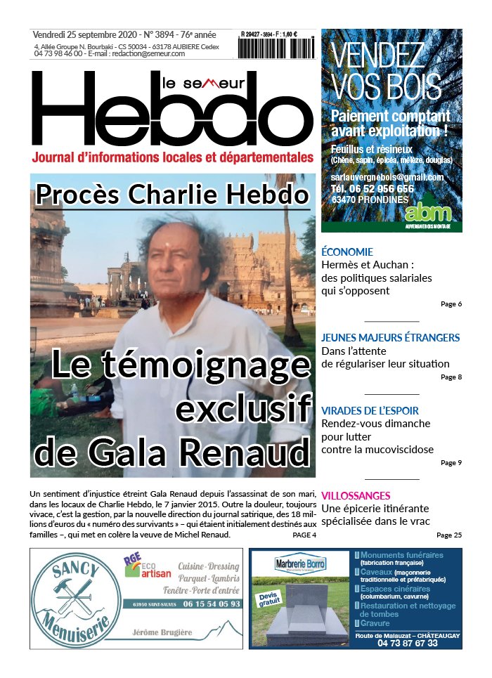 Le Semeur Hebdo 25 septembre 2020 Le Semeur Hebdo