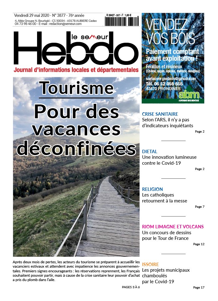 Le Semeur Hebdo 29 mai 2020 Le Semeur Hebdo