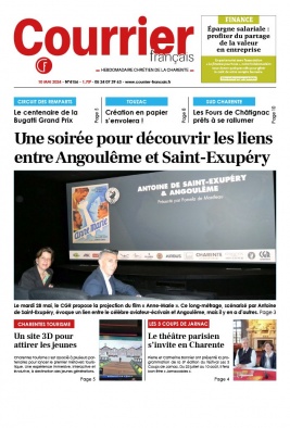 Lisez Courrier Français - Courrier français de Charente du 10 mai 2024 sur ePresse.fr
