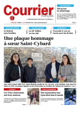 Lisez Courrier Français - Courrier français de Charente du 03 mai 2024 sur ePresse.fr