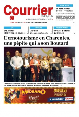 Lisez Courrier Français - Courrier français de Charente du 19 avril 2024 sur ePresse.fr