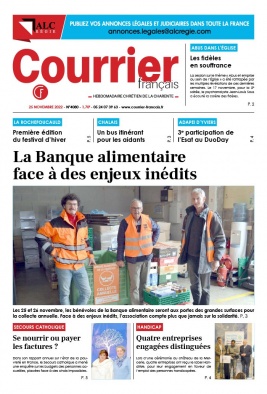 Lisez Courrier Français - Courrier français de Charente du 25 novembre 2022 sur ePresse.fr