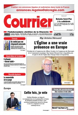 Courrier Français N°3893 du 26 avril 2019 à télécharger sur iPad