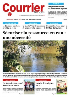 Lisez Courrier Français - Courrier français du Tarn & Garonne du 26 avril 2024 sur ePresse.fr