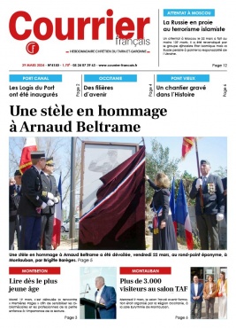 Lisez Courrier Français - Courrier français du Tarn & Garonne du 29 mars 2024 sur ePresse.fr