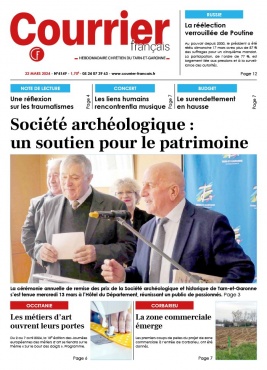 Lisez Courrier Français - Courrier français du Tarn & Garonne du 22 mars 2024 sur ePresse.fr