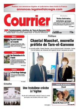 Courrier Français N°3980 du 25 décembre 2020 à télécharger sur iPad