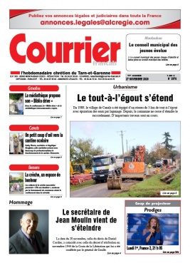 Courrier Français N°3976 du 27 novembre 2020 à télécharger sur iPad
