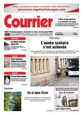 Courrier Français N°3956 du 10 juillet 2020 à télécharger sur iPad