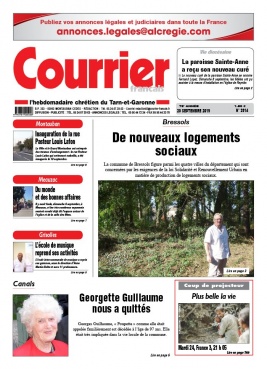 Courrier Français N°3914 du 20 septembre 2019 à télécharger sur iPad