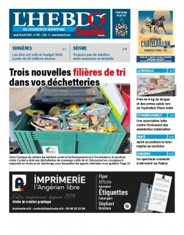 Lisez Courrier Français - Courrier français de Charente Maritime du 18 avril 2024 sur ePresse.fr