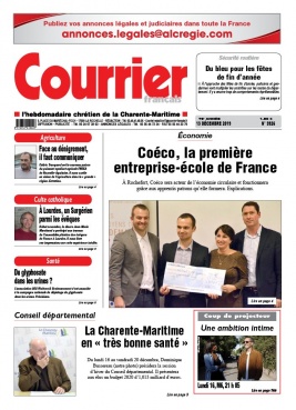 Courrier Français N°3926 du 13 décembre 2019 à télécharger sur iPad