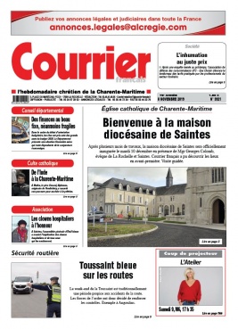Courrier Français N°3921 du 08 novembre 2019 à télécharger sur iPad