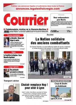 Courrier Français N°3917 du 11 octobre 2019 à télécharger sur iPad