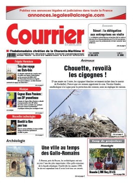 Courrier Français N°3898 du 31 mai 2019 à télécharger sur iPad