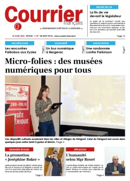 Lisez Courrier Français - Courrier français de Dordogne du 26 avril 2024 sur ePresse.fr