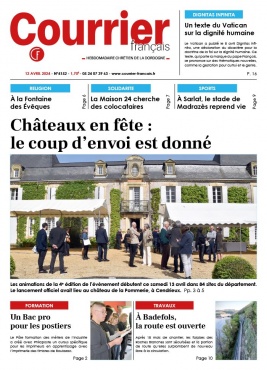 Lisez Courrier Français - Courrier français de Dordogne du 12 avril 2024 sur ePresse.fr