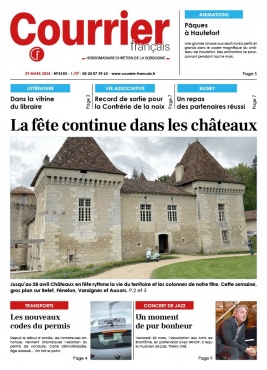 Lisez Courrier Français - Courrier français de Dordogne du 29 mars 2024 sur ePresse.fr