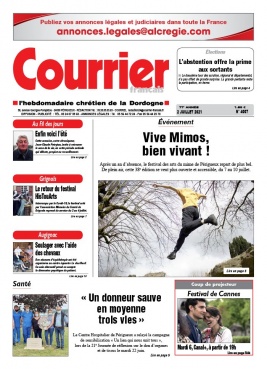 Courrier Français N°4010 du 02 juillet 2021 à télécharger sur iPad