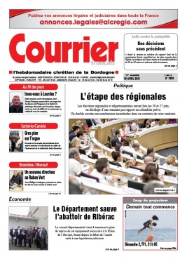 Courrier Français N°4001 du 30 avril 2021 à télécharger sur iPad