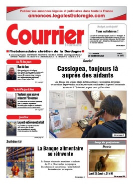 Courrier Français N°3978 du 20 novembre 2020 à télécharger sur iPad
