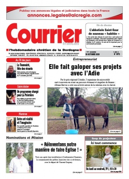 Courrier Français N°3975 du 30 octobre 2020 à télécharger sur iPad