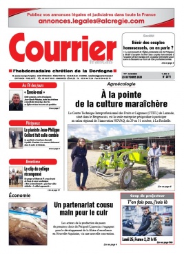 Courrier Français N°3974 du 23 octobre 2020 à télécharger sur iPad