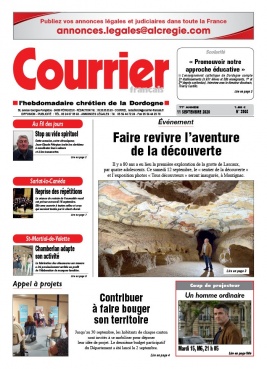 Courrier Français N°3968 du 11 septembre 2020 à télécharger sur iPad