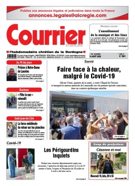 Courrier Français N°3964 du 14 août 2020 à télécharger sur iPad