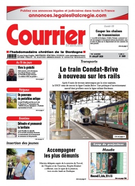 Courrier Français N°3959 du 31 juillet 2020 à télécharger sur iPad