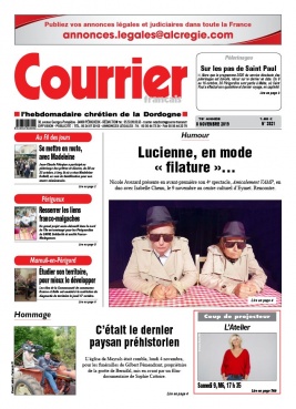Courrier Français N°3921 du 08 novembre 2019 à télécharger sur iPad