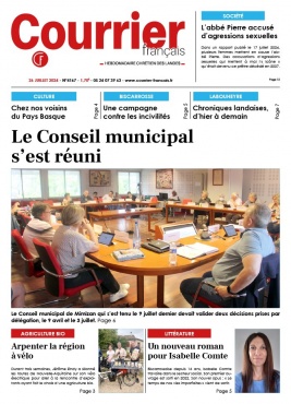 Lisez Courrier Français - Courrier français des Landes du 26 juillet 2024 sur ePresse.fr