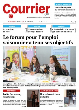 Lisez Courrier Français - Courrier français des Landes du 29 mars 2024 sur ePresse.fr
