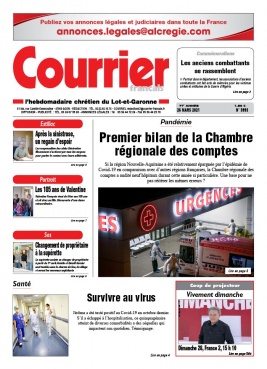 Courrier Français N°3993 du 26 mars 2021 à télécharger sur iPad