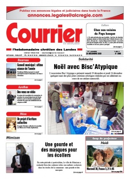 Courrier Français N°3980 du 25 décembre 2020 à télécharger sur iPad