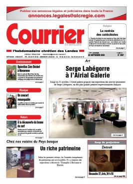 Courrier Français N°3967 du 25 septembre 2020 à télécharger sur iPad
