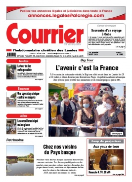 Courrier Français N°3960 du 07 août 2020 à télécharger sur iPad