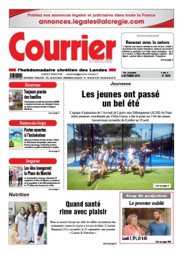 Courrier Français N°3916 du 04 octobre 2019 à télécharger sur iPad