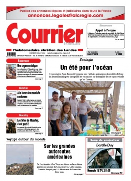 Courrier Français N°3909 du 16 août 2019 à télécharger sur iPad