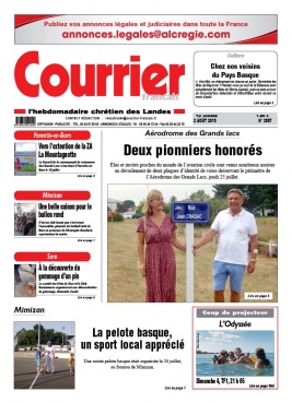 Courrier Français N°3907 du 02 août 2019 à télécharger sur iPad
