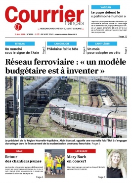 Lisez Courrier Français - Courrier français du Lot et Garonne du 03 mai 2024 sur ePresse.fr
