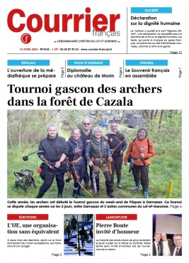 Lisez Courrier Français - Courrier français du Lot et Garonne du 12 avril 2024 sur ePresse.fr