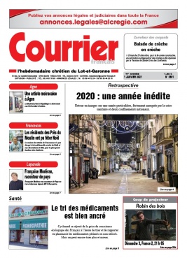 Courrier Français N°3981 du 01 janvier 2021 à télécharger sur iPad