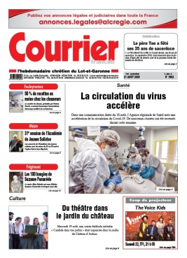 Courrier Français N°3962 du 21 août 2020 à télécharger sur iPad