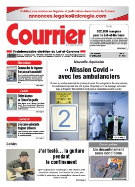 Courrier Français N°3944 du 17 avril 2020 à télécharger sur iPad