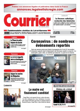 Courrier Français N°3939 du 13 mars 2020 à télécharger sur iPad